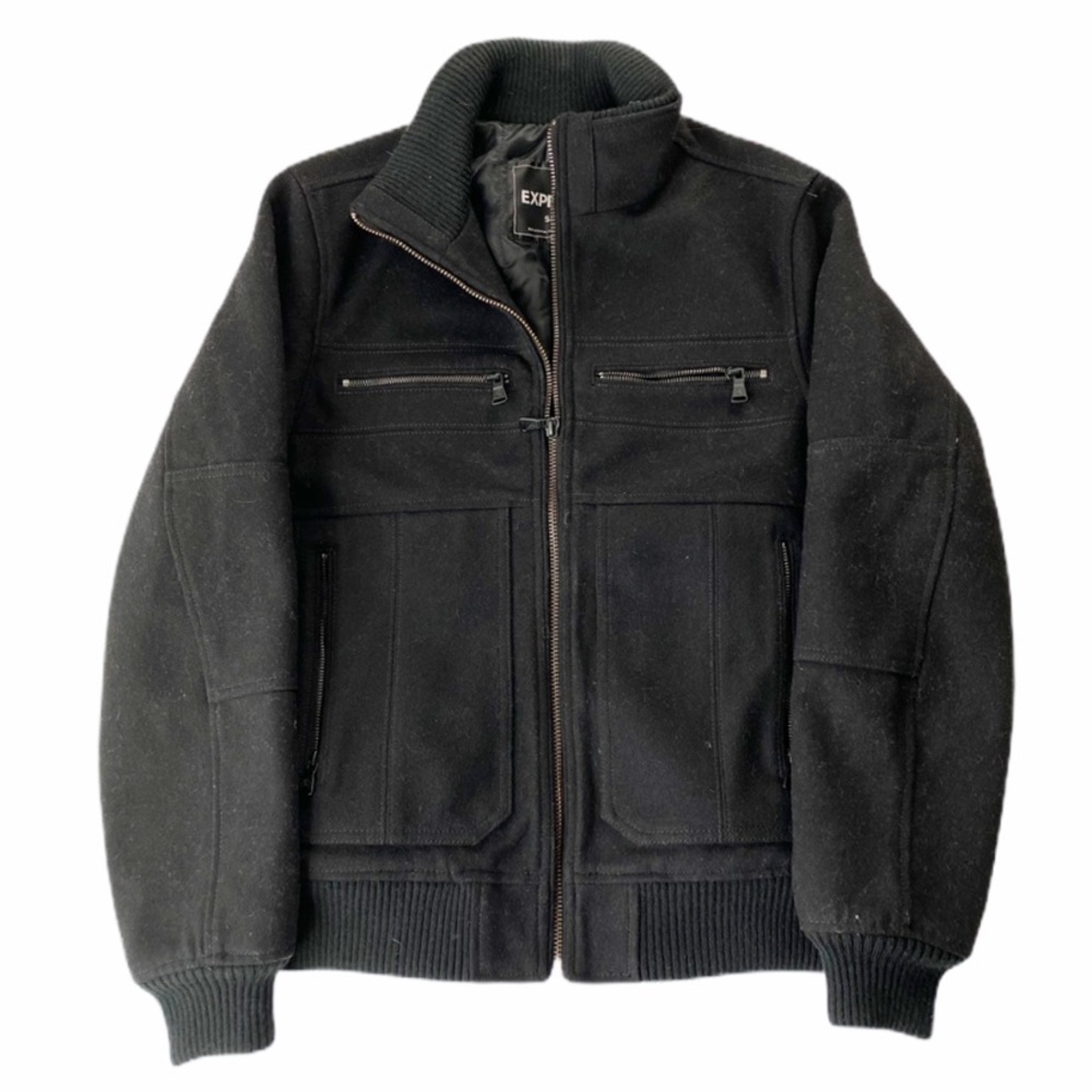 Express Men’s Wool Bomber jacket